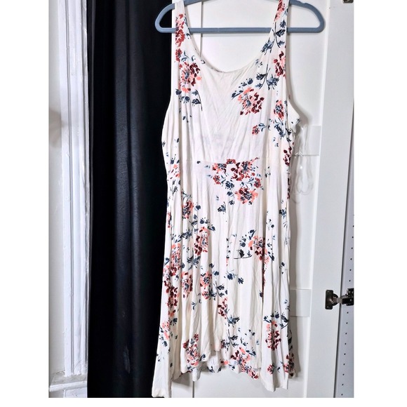 NWT‎ Maurices 24/7 Dress WomensXL SleevelessFloral CoralPink CasualComfy  Bundle - Picture 2 of 15